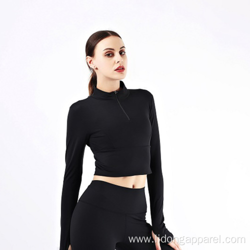 Wholesale Women Gym Long Sleeve Yoga Shirt